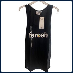 New Queer Eye Ferosh Rainbow Pride LGBTQ‎ Black Cotton Tank Top Tee Mens XL